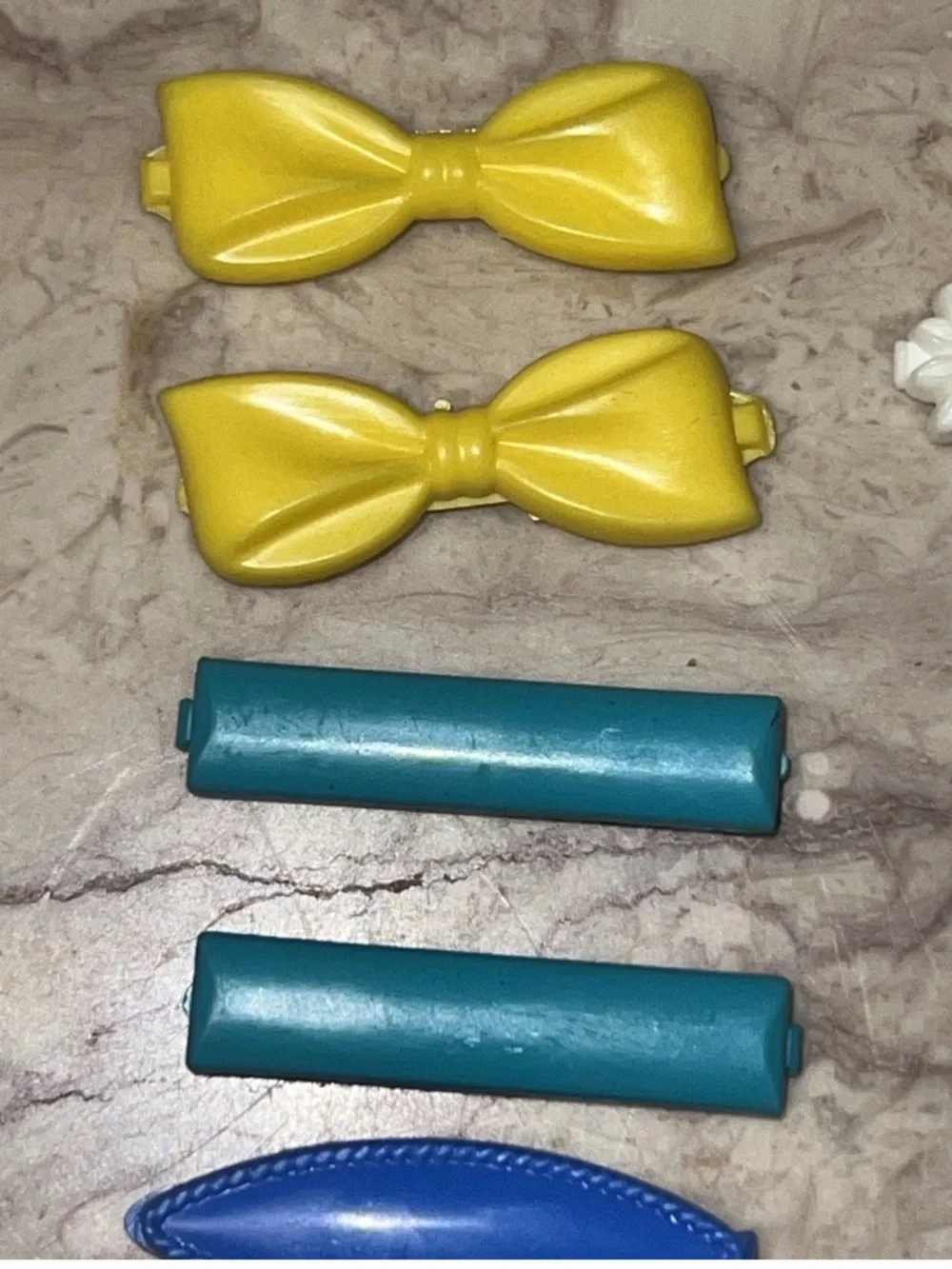Vintage Lot Goody Barrette Clips 80s 90s Plastic Butterfly’s Ribbon Bow Daisy